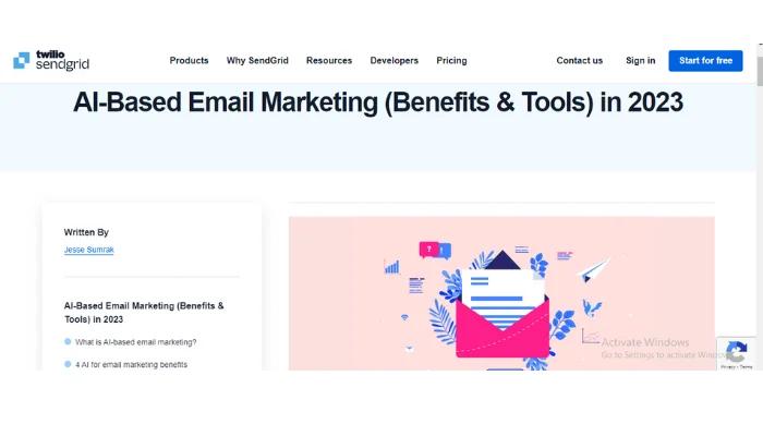 sendgirl: AI-Based Email Marketing