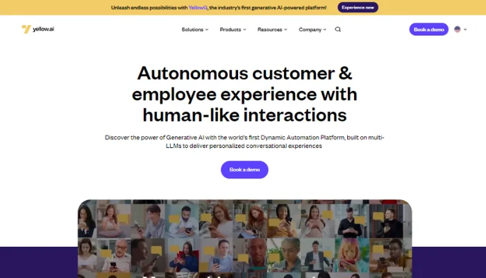 Yellow.AI: Advancing chat and voice automation with no-code