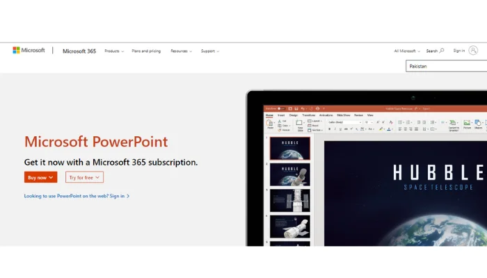 Microsoft PowerPoint: Traditional slide-based presentations