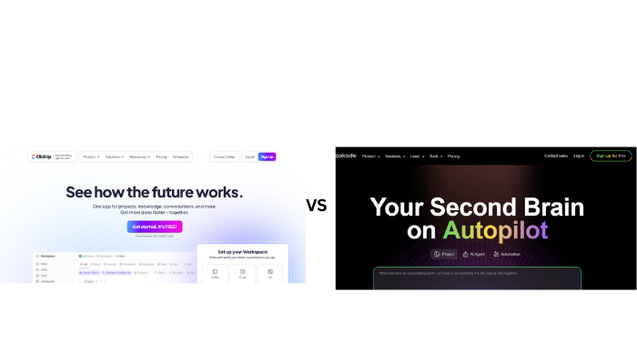 clickup vs taskade