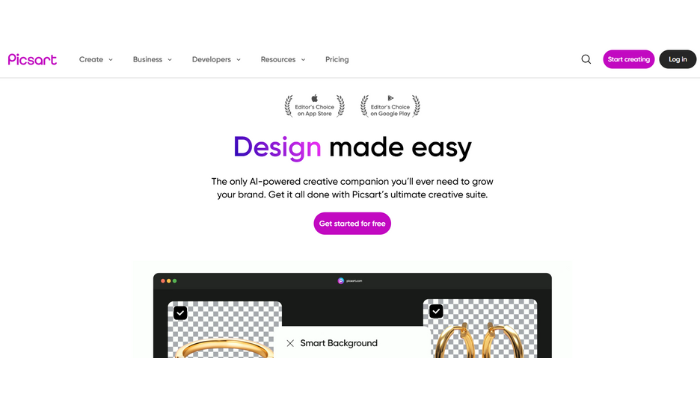 https://picsart.com/ Piscart Design made easy