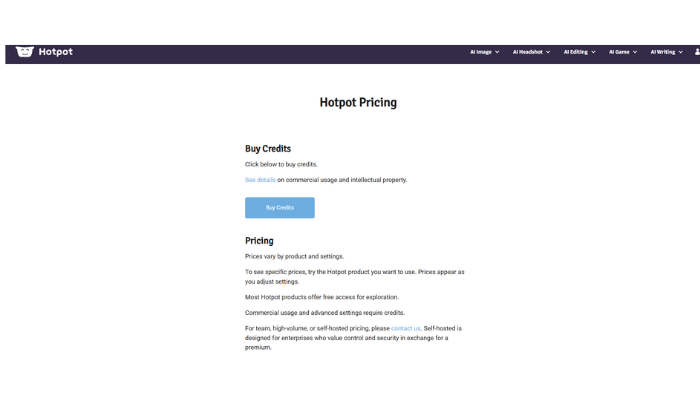 https://hotpot.ai/ Hotpot.ai Pricing Plan