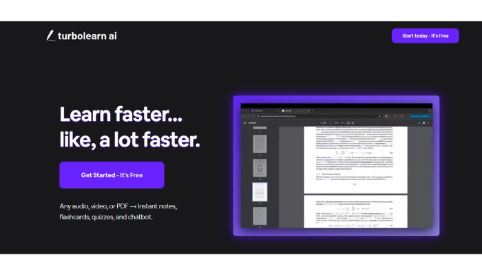 https://www.turbolearn.ai/ Turbolearn.ai learn faster like, a lot faster.