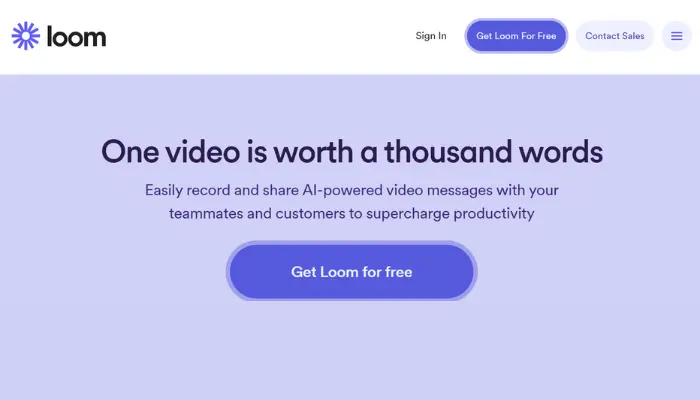 Loom video tool