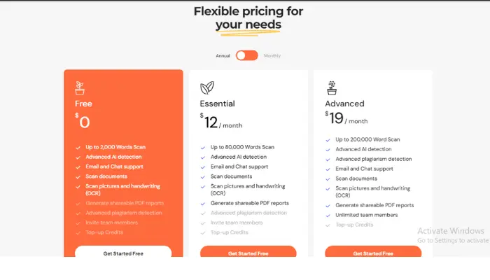  Winston AI offers a competitive pricing structure, making it an accessible choice 