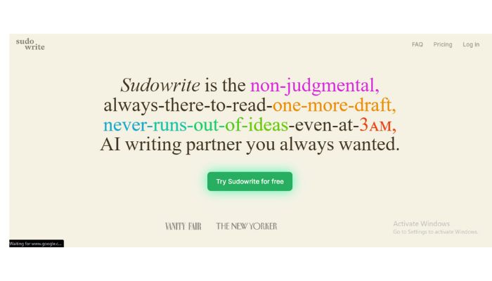 Sudowrite: How Does it Work?