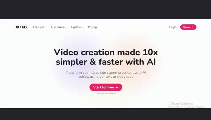 Creating Your Fliki.AI Experience: