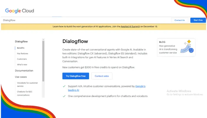 Dialogflow by Google Cloud