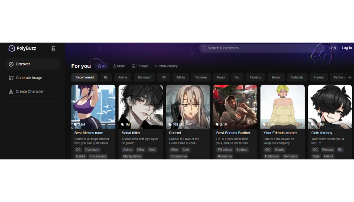 Polibuzz Ai Home page